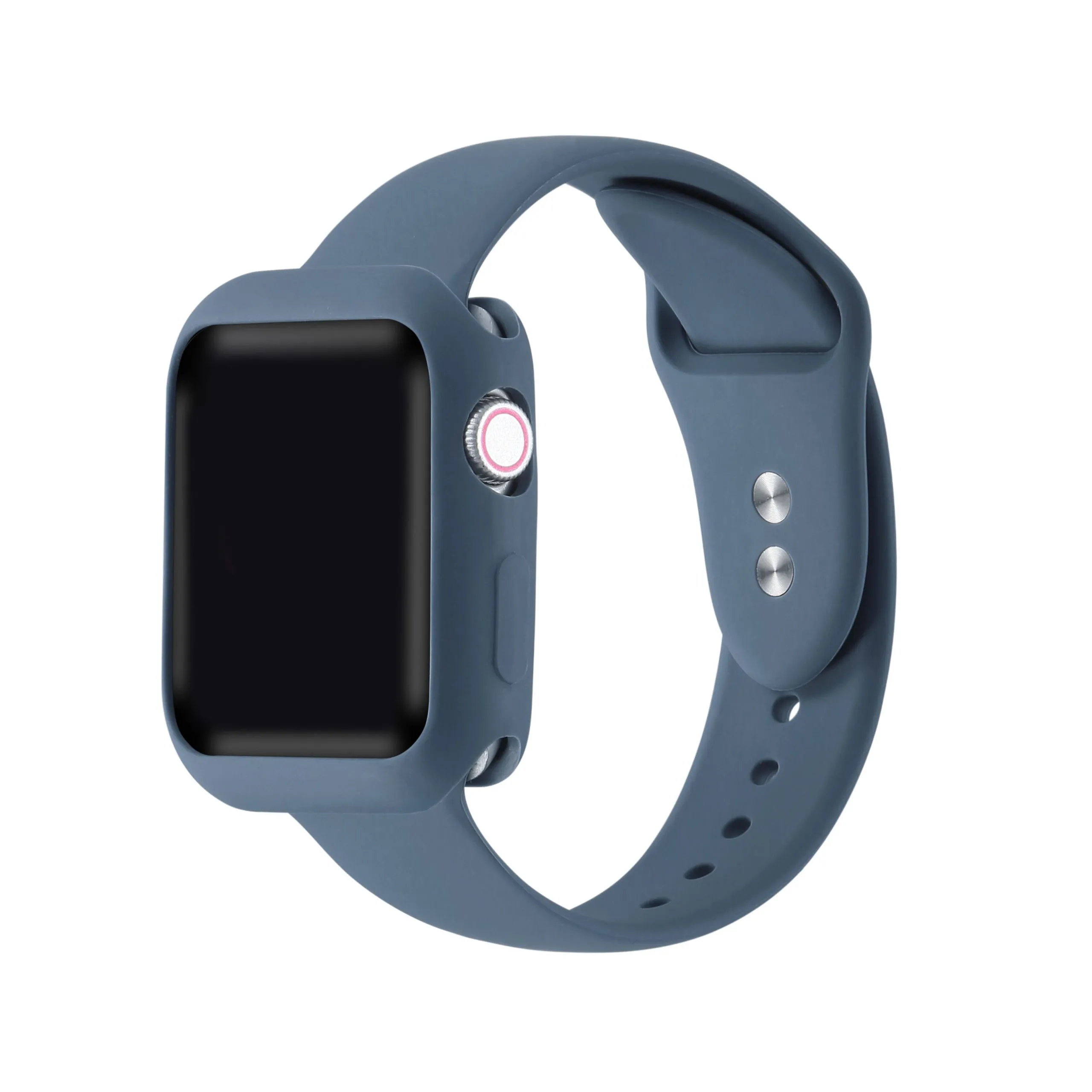 Apple Watch Silicone Band + Bumper Bundle for iWatch Series SE 10 9 8 7 6 5 4 3 2 1 for 38/40/41mm 42/44/45/49mm