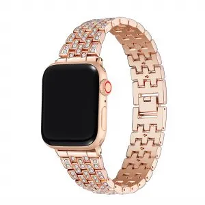 Full Stone Metal Band for Apple Watch for iWatch Series SE 10 9 8 7 6 5 4 3 2 1 for 38/40/41mm 42/44/45/49mm