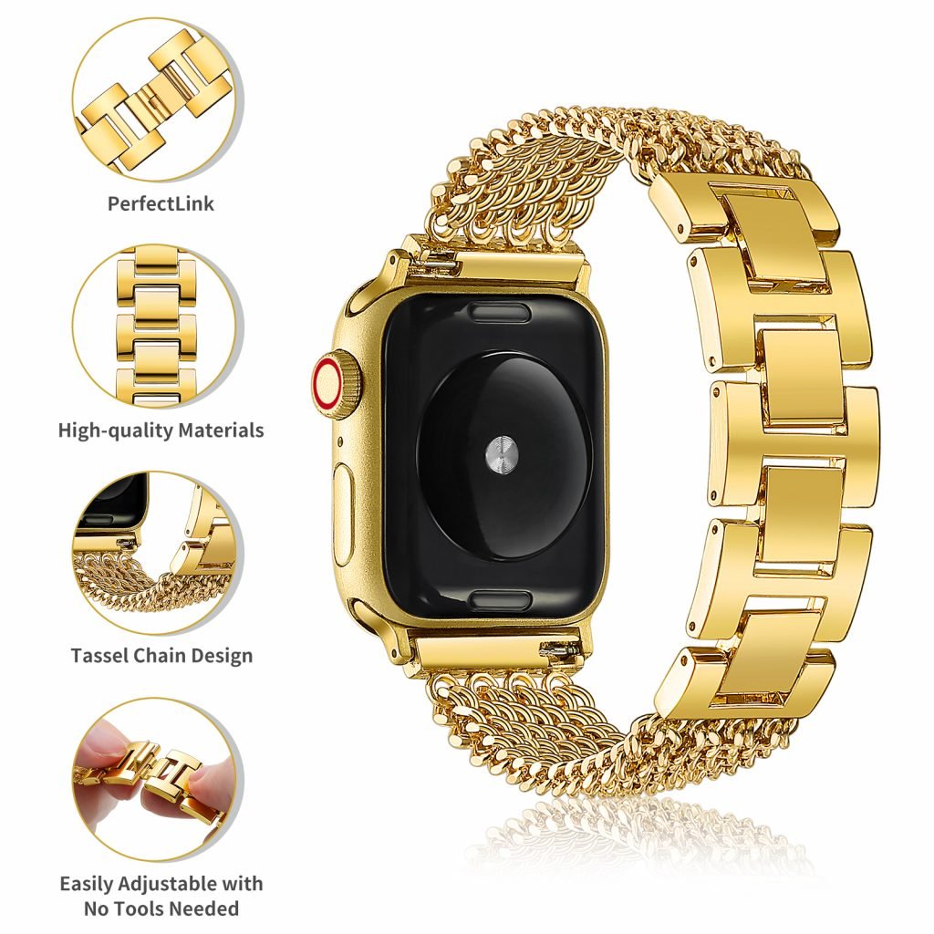 gold Stainless Steel Apple watch band 2