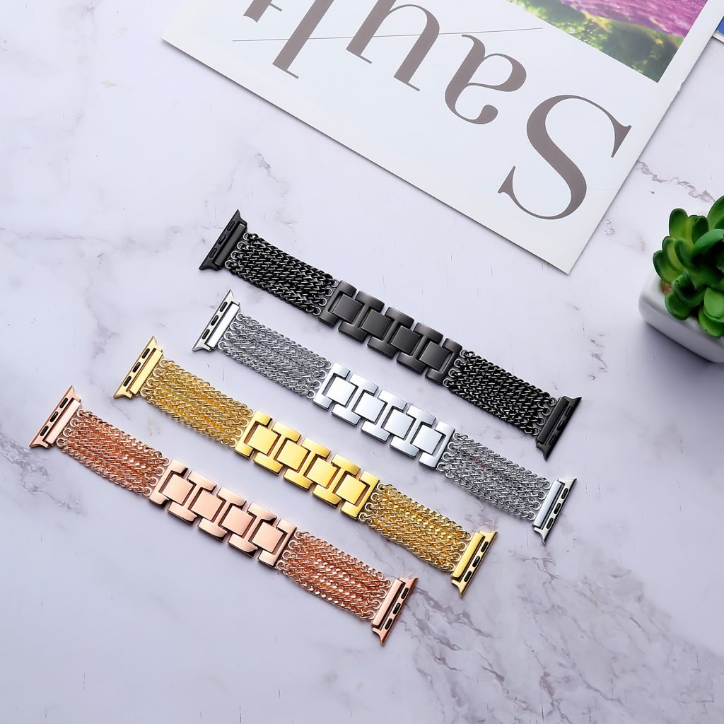 gold Stainless Steel Apple watch band 6