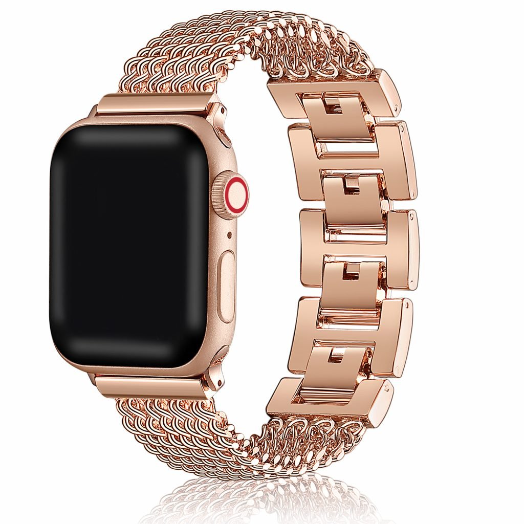 gold Stainless Steel Apple watch band 8