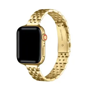 Slim five Link Premium Apple Watch Strap for iWatch Series 10 9 8 7 6 5 4 3 2 1 SE for 38/40/41mm 42/44/45/49mm