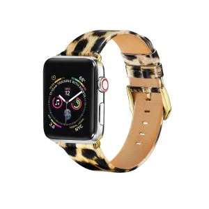 Glossy Patent Genuine Leather Band for Apple Watch for iWatch Series 10/9/8/7/6/5/4/3/2 /1/SE