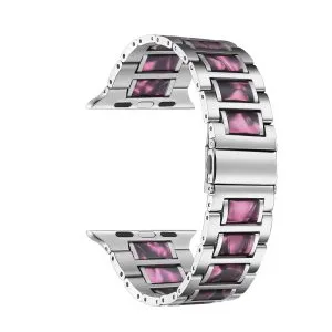 Fashionable Resin Stainless Steel for Apple Watch for iWatch Series SE 10 9 8 7 6 5 4 3 2 1 for 38/40/41/42mm 42/44/45/46/49mm